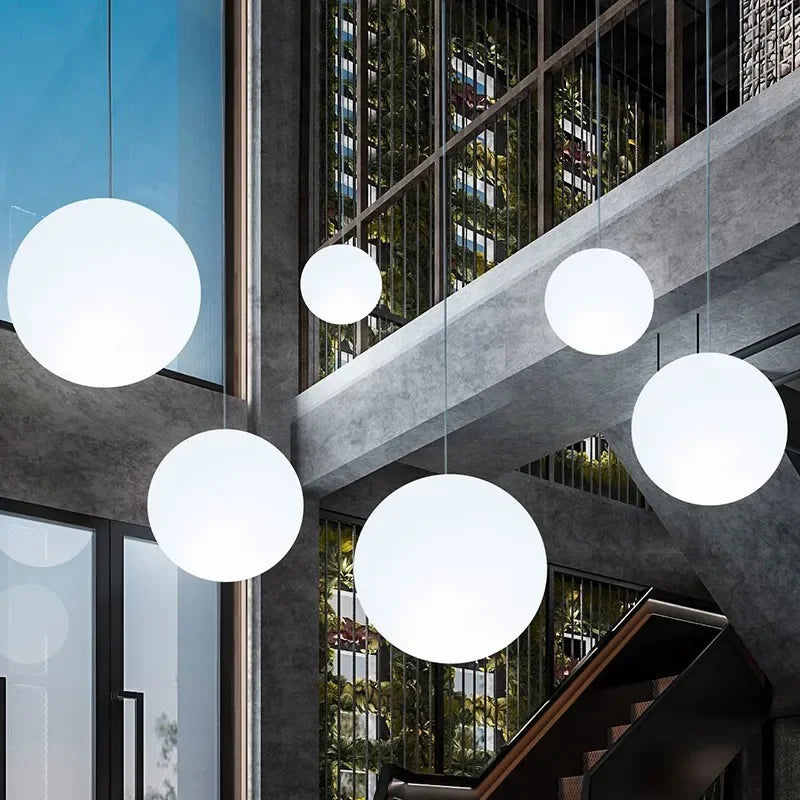 Afralia™ Glass Ball Chandelier: Nordic Restaurant & Home Decor Lighting