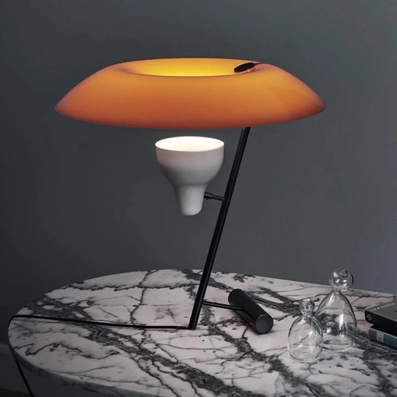 Afralia™ Modern LED Desk Lamp for Living Room Bedroom, Italian Home Decor Luminaria