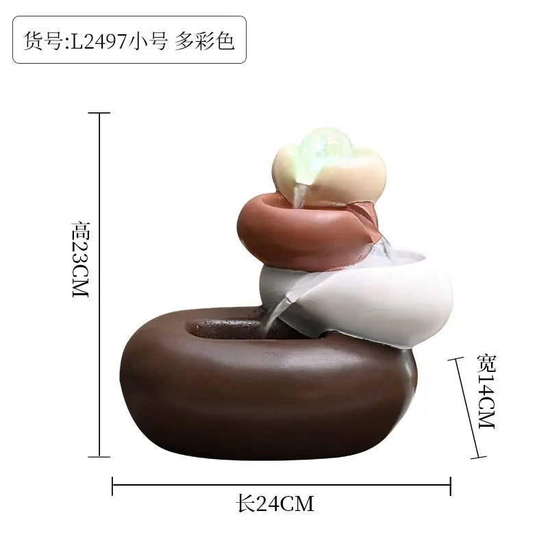 Afralia™ Circulating Water Fountain for Living Room and Entrance Hall Decoration
