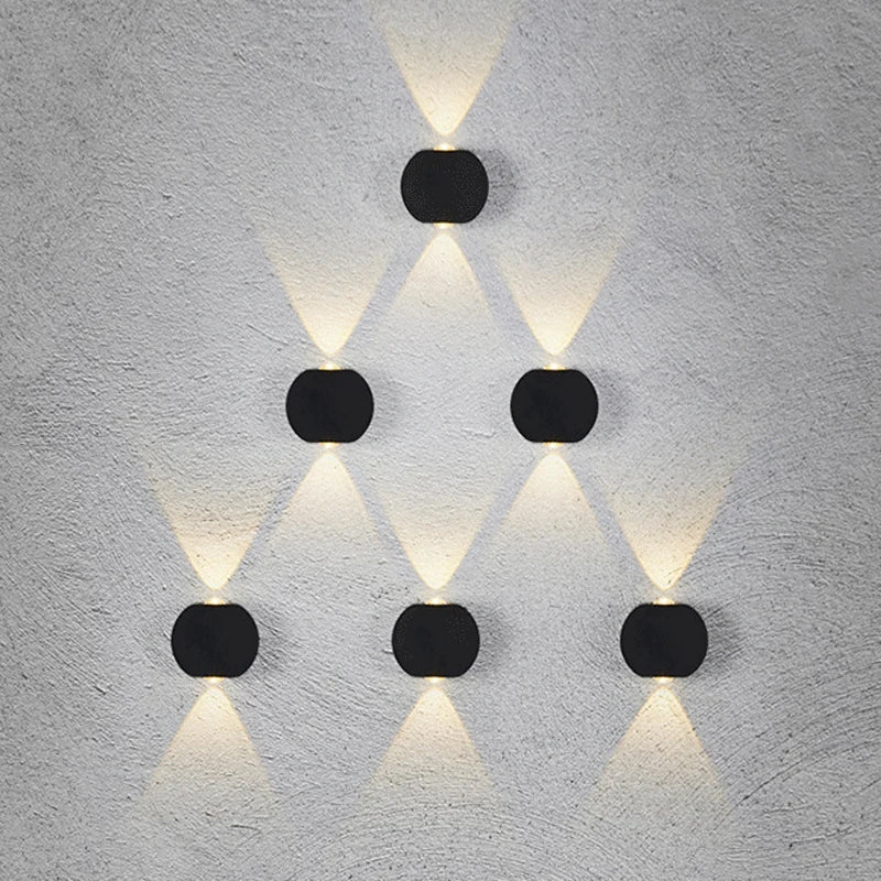 Afralia™ 4W LED Wall Light for Home Decor and Outdoor Garden Sconce