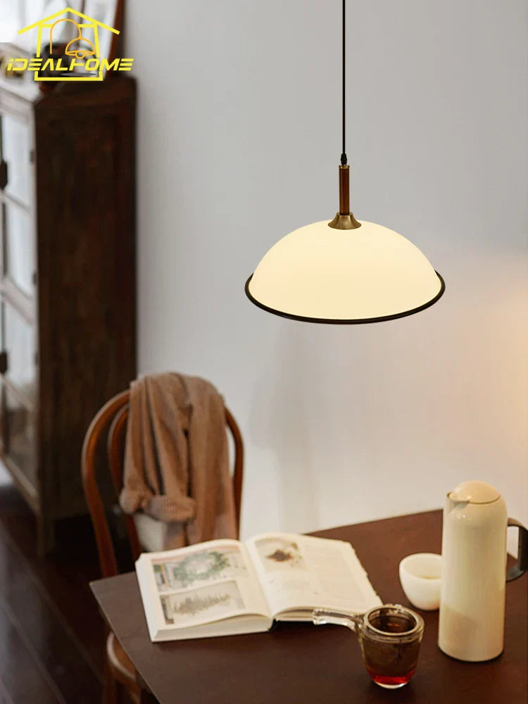 Afralia™ French Medieval Saucer Pendant Lights LED E27 Acrylic Designer Hanging Lamp
