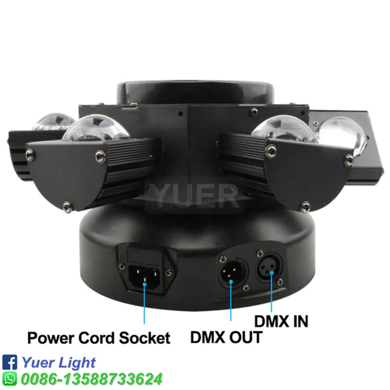 Afralia™ RGB Laser Strobe Moving Head Beam Light for Disco Party