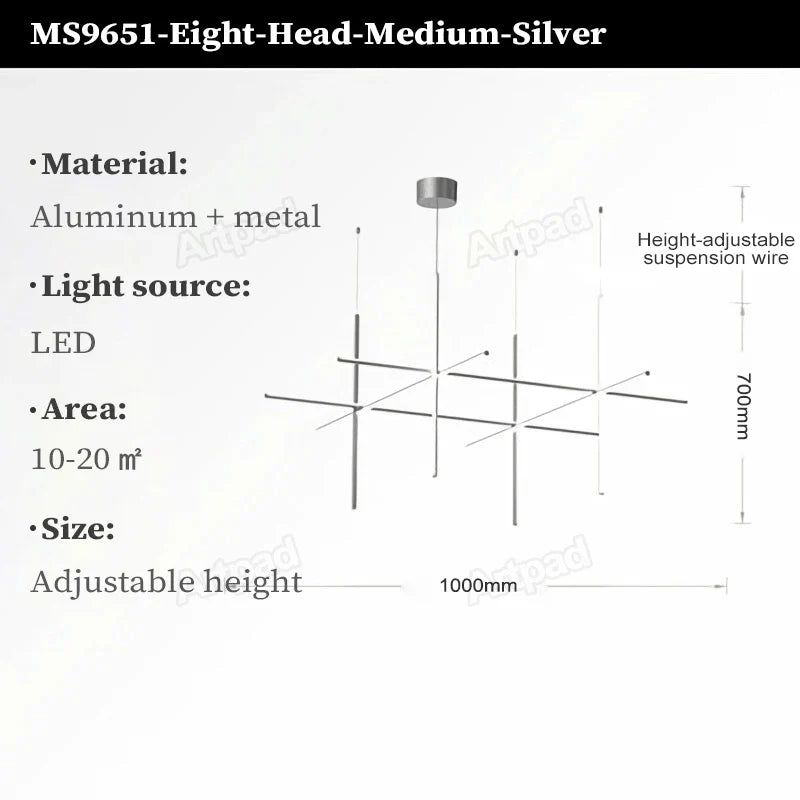 Afralia™ Post-Modern Gold LED Chandelier, Elegant Lighting for Living Room, Kitchen, Bar