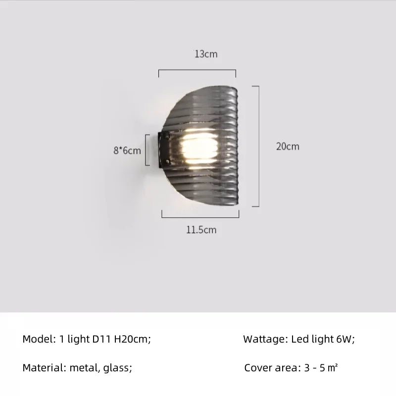 Afralia™ Smoky Gray Glass Chandelier LED Pendant Light for Luxe Dining Room