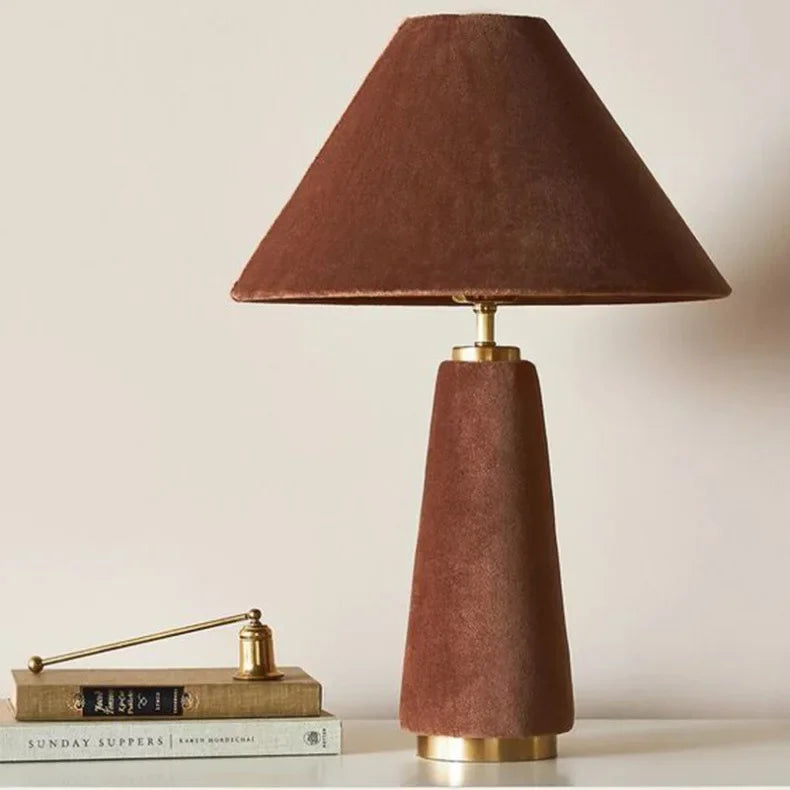 Afralia™ Cotton Velvet Floor Lamp LED E27 Modern Light Fixtures for Living Room