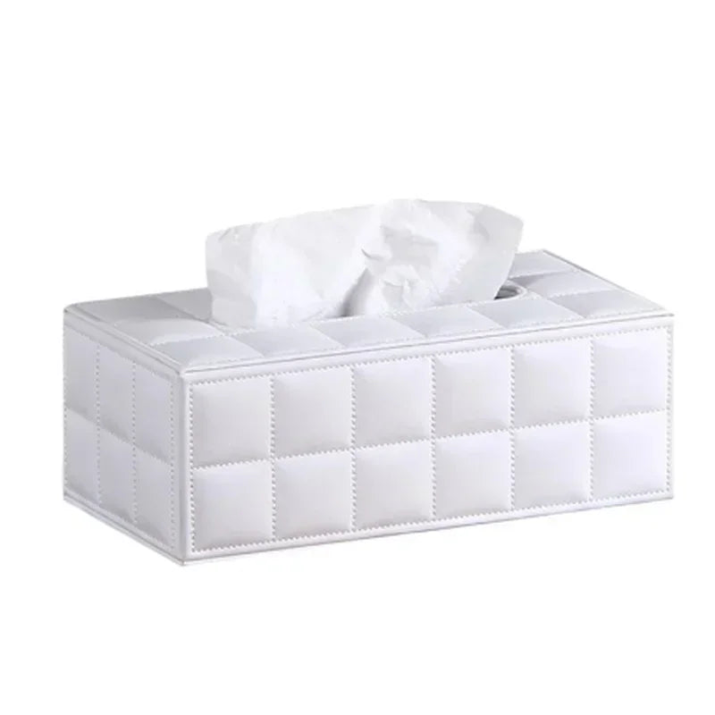 Afralia™ Desktop Tissue Box Holder: Elegant Paper Towel Storage Tray for Home and Office