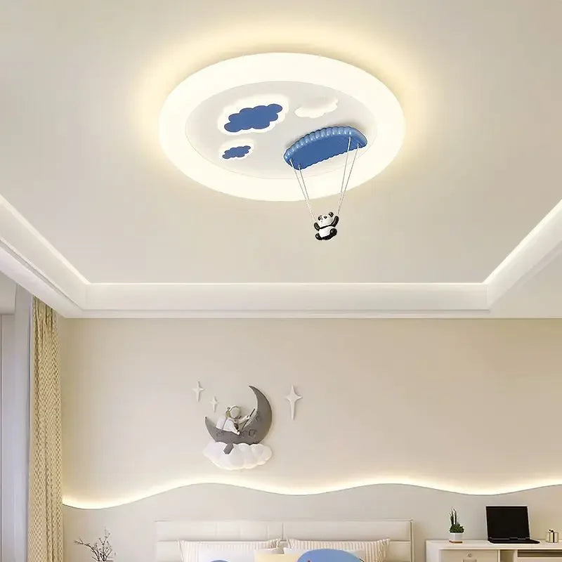 Afralia™ Kids Room LED Ceiling Chandelier, Cute & Modern Bedroom Light Fixture