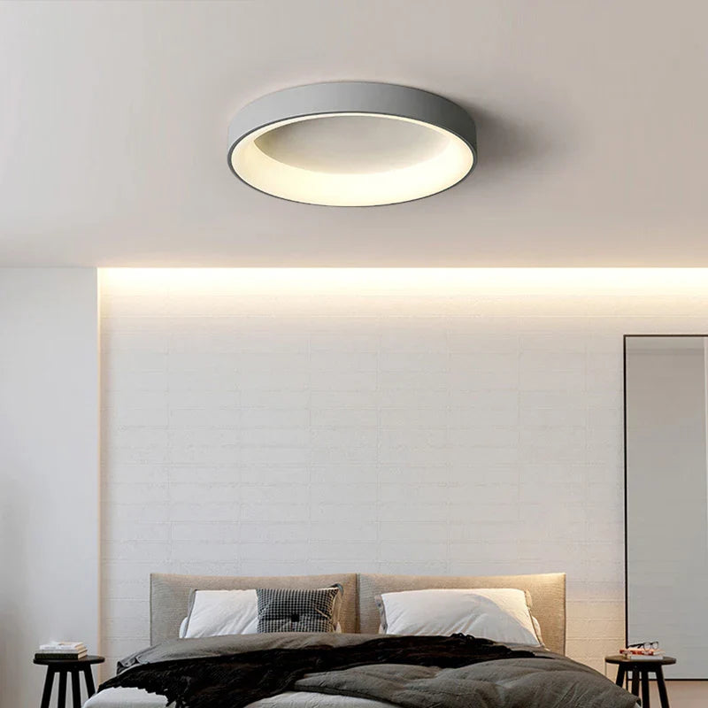 Afralia™ Round Ceiling Lights for Bedroom, Study, and Living Room - Modern LED Lighting Fixtures