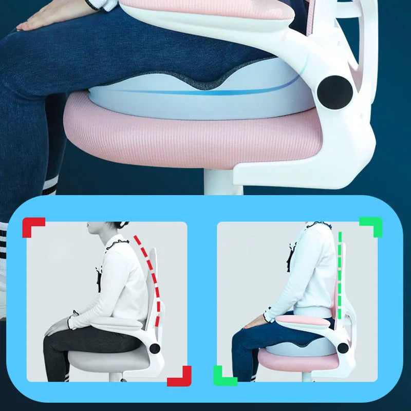 Afralia™ Memory Foam Office Chair Seat Cushion for Spine & Hip Health