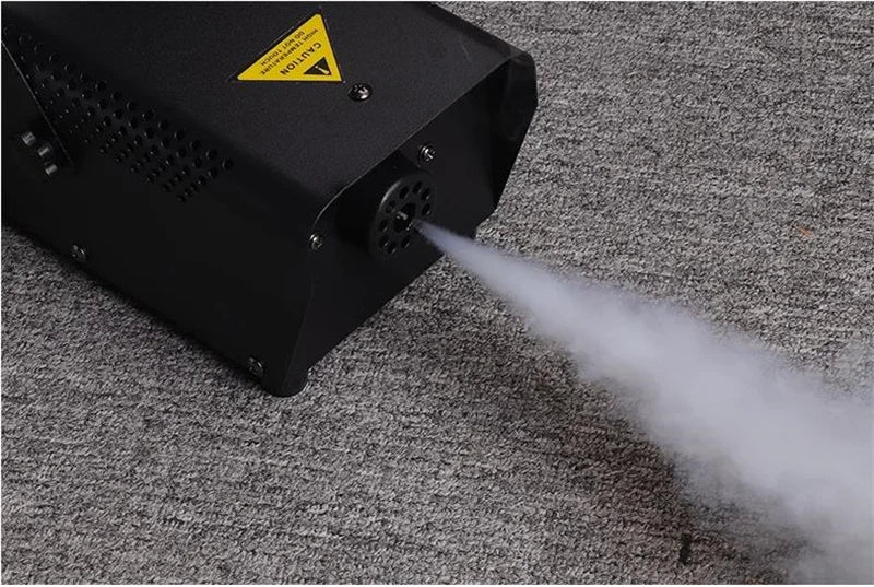 Afralia™ Mini 400W Smoke Machine Remote Control DJ Equipment Stage Fog Machine