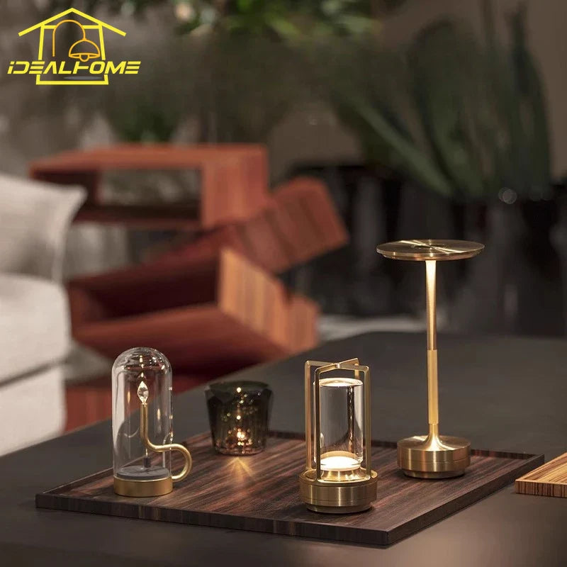 Afralia™ Luxury Touch Table Lamp USB Charging Modern Light Fixtures for Elegant Spaces