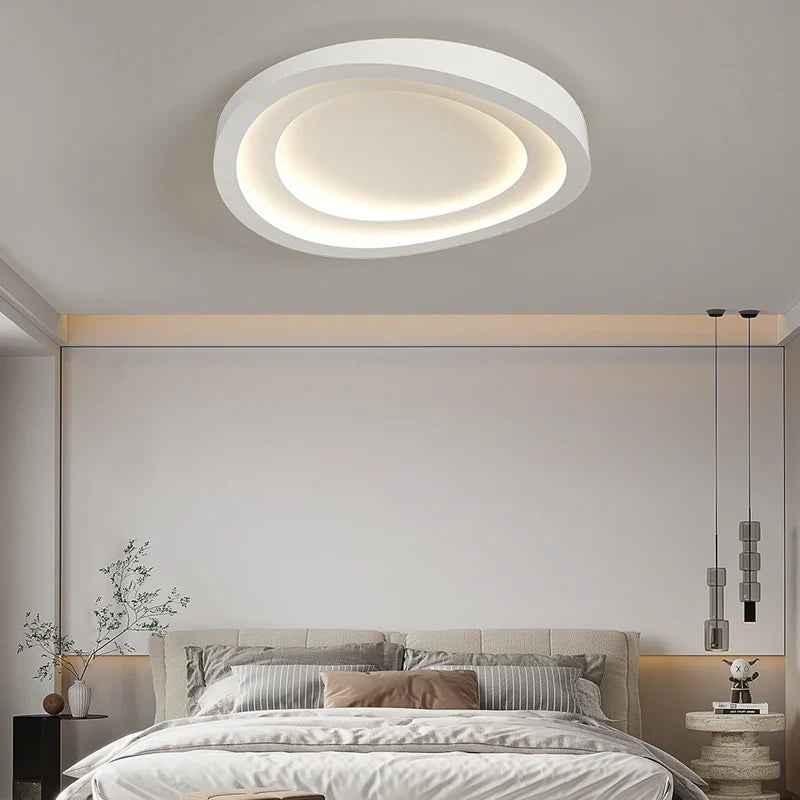 Afralia™ Modern LED Chandelier Ceiling Lamp for Bedroom, Living & Dining Room Lighting