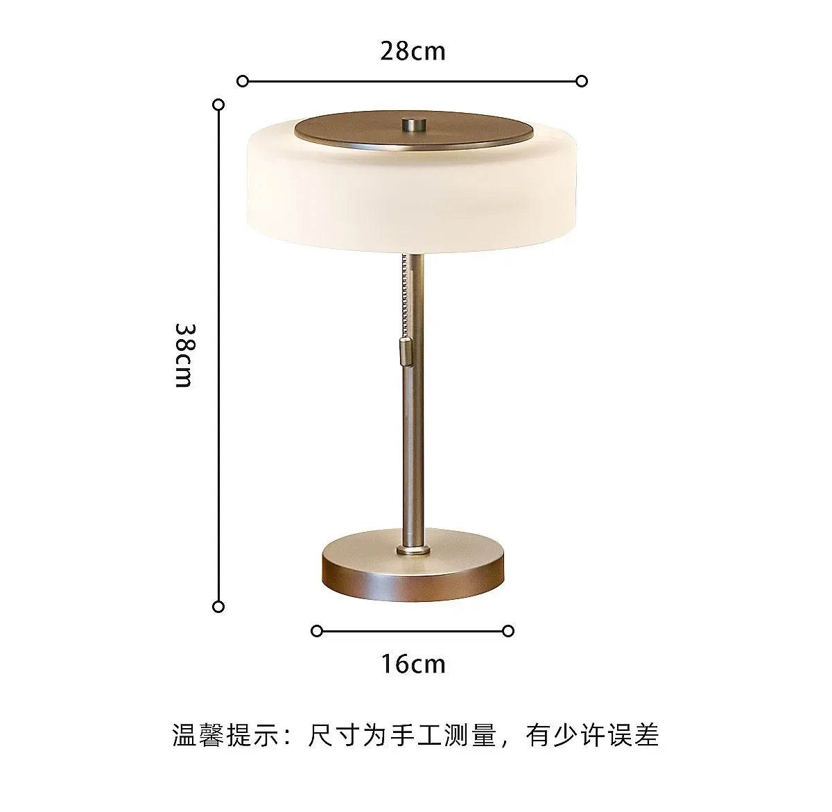 Afralia™ Cream Glass Table Lamp LED E14, Modern Design Luxury Vintage Style