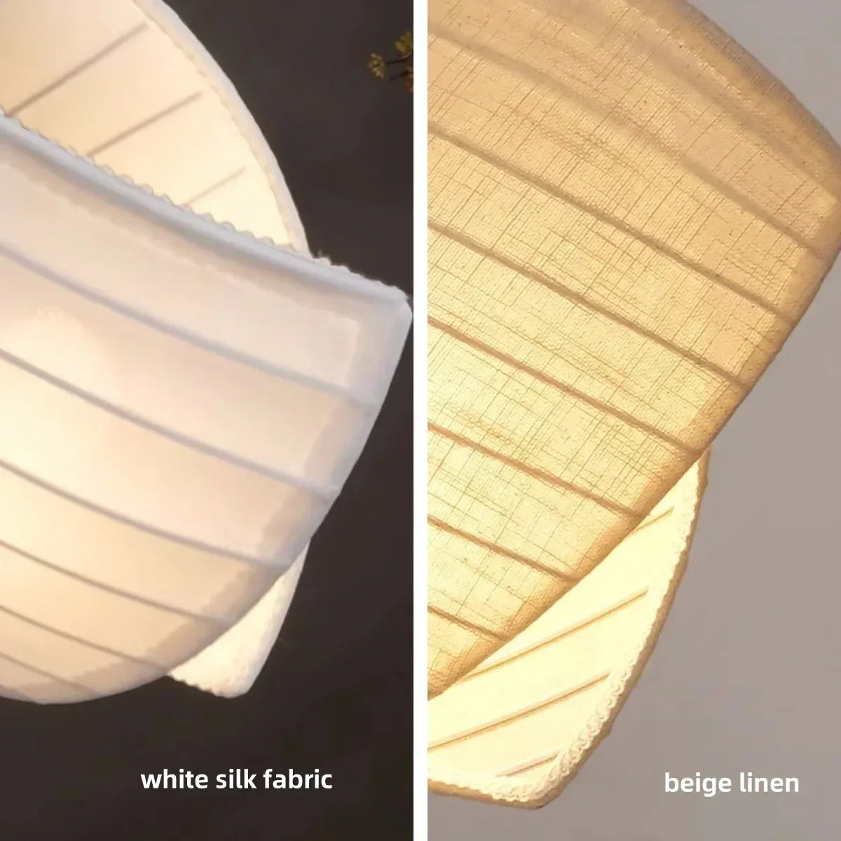 Afralia™ Nordic Linen E27 Led Pendant Chandelier for Dining Room and Minimalist Decor