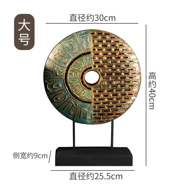 Afralia™ Solid Wood Carving Decorations for Southeast Asian Style Home Hotel Living Room