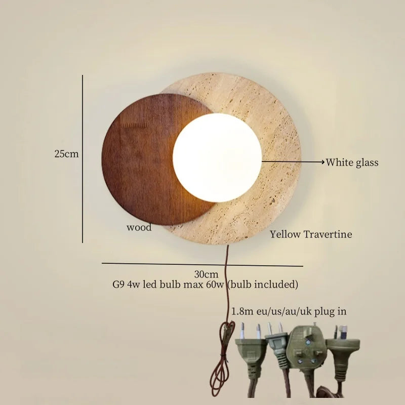 Afralia™ Nordic LED Wall Lamps for Bedroom Decoration - Minimalist Design - Pull Chain Switch