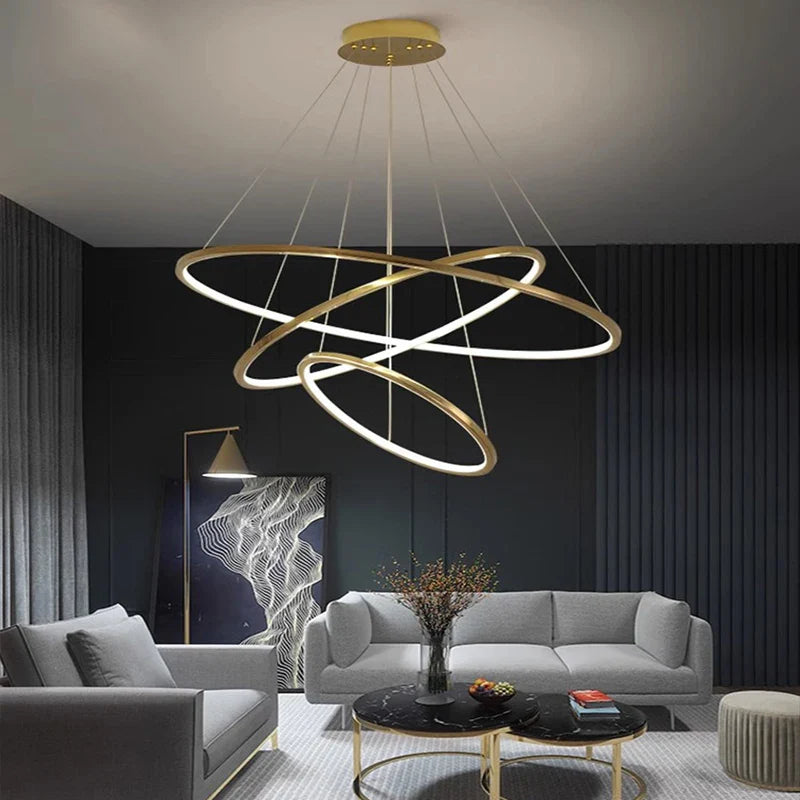 Nordic Stair Chandelier Afralia™ Pendant Light for Living Room Dining Room Lighting