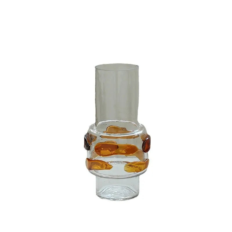 Afralia™ Clear Glass Vase Bubble Floral Arrangement Room Decoration