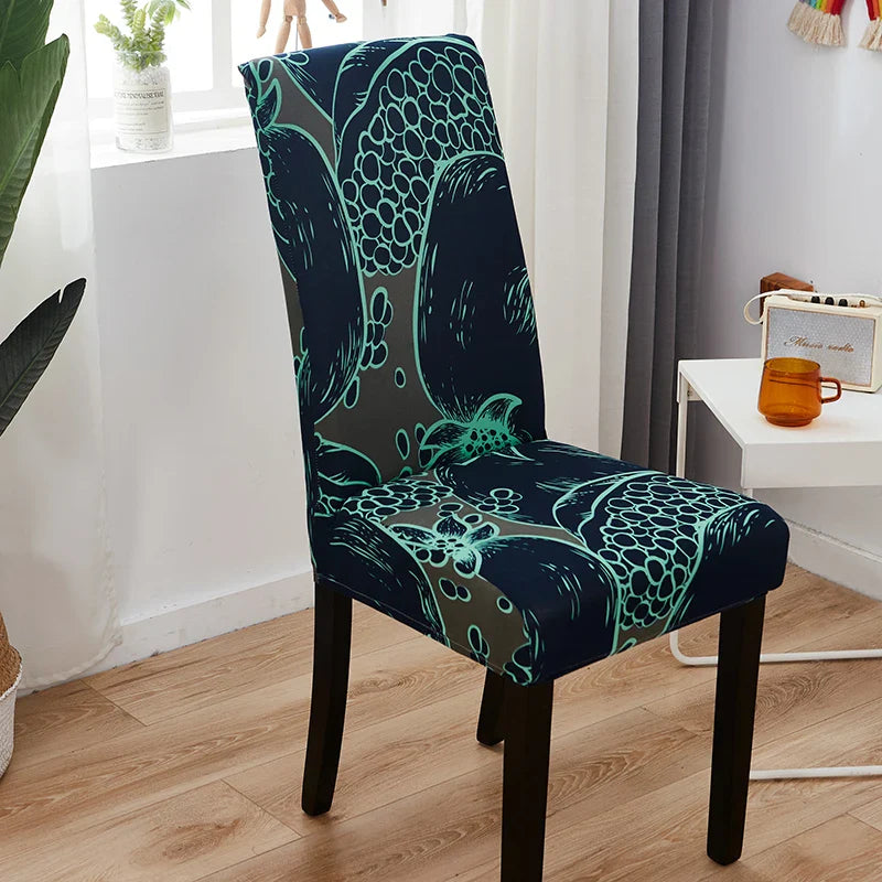 Afralia™ Stretch Print Chair Cover Slipcovers - Elastic Seat Case