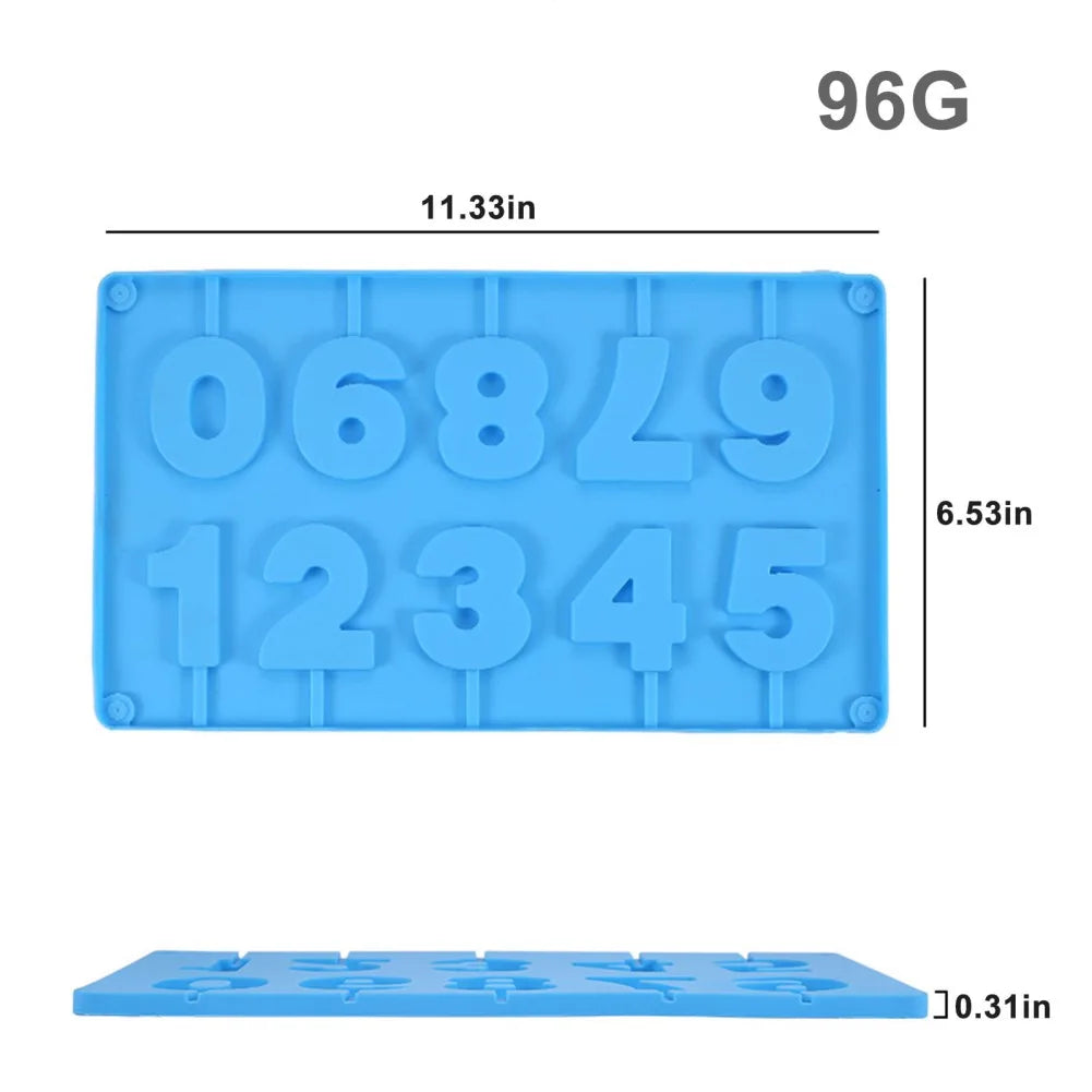 Afralia™ Silicone Number Mold for Cake Decorating & Baking - 2024