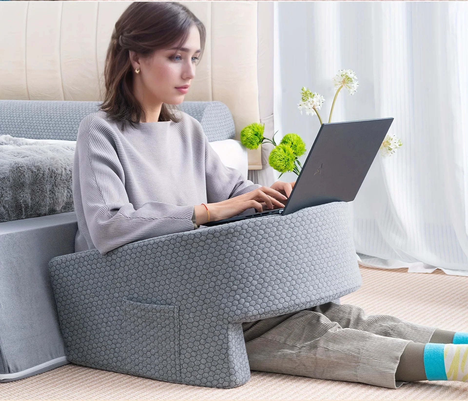 Afralia™ Soft Reading Pillow - Perfect for Gaming, Working, and Relaxing on Floor Sofa