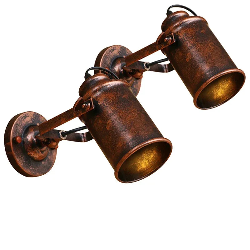 Afralia™ Industrial Style E27 Wall Lamp for Home Decor Retro Vintage Lighting Fixtures