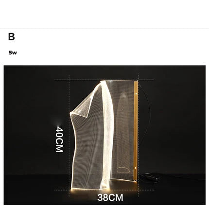 Afralia™ Modern Water Wave Acrylic LED Chandelier - Dining Room Pendant Light