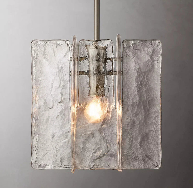 Afralia™ Glass Lattice Pendant Lights: Stylish LED Chandeliers for Home Decor