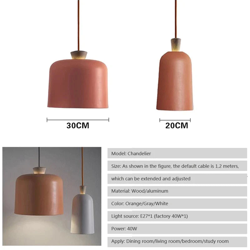 Afralia™ Macaron LED Pendant Light: Minimal Nordic Suspension for Living Room, Bedroom, Dining Room