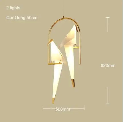 Afralia™ Modern Bird LED Pendant Chandelier for Home Living Room Bedroom Lighting