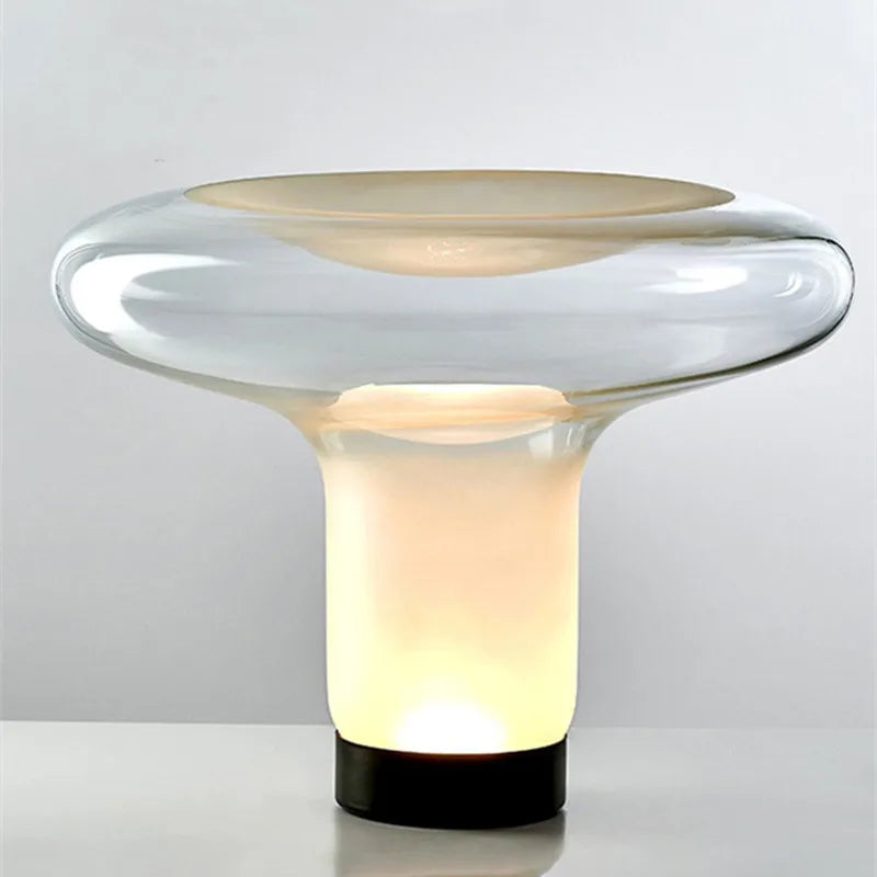 Afralia™ Glass LED Table Lamp: Stylish Lighting for Living Room, Bedroom & Study