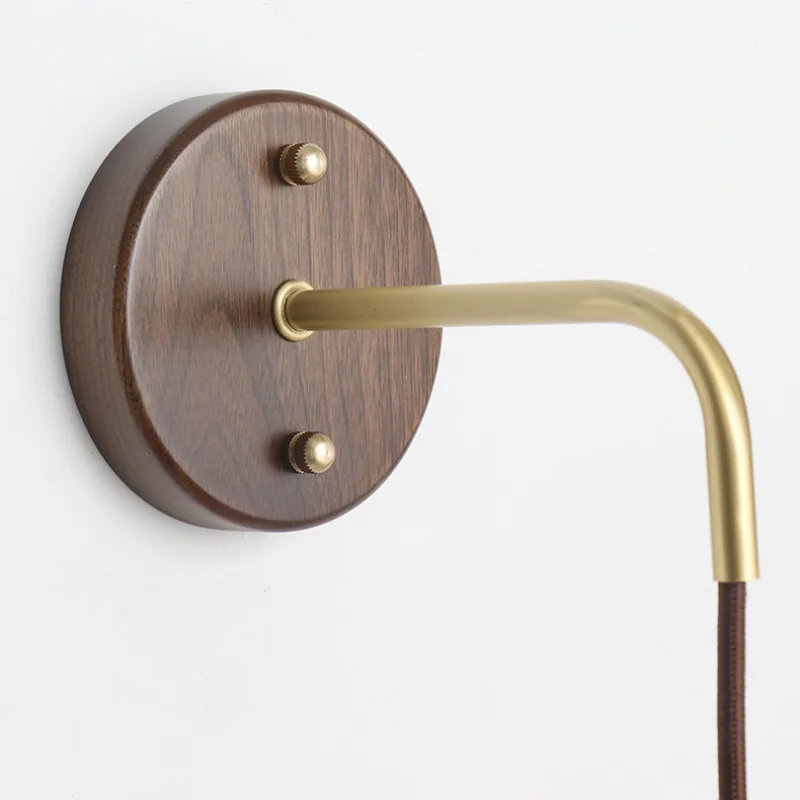 Afralia™ Ceramic LED Wall Lamp Modern Wood Decor Stair Light Fixtures