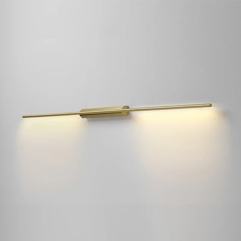 Afralia™ Modern Minimalist Line Wall Lamp for Bedroom Corridor Bathroom Mirror Front