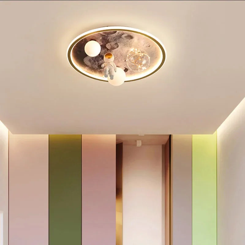 Afralia™ Modern LED Ceiling Lamp Chandelier for Living Dining Room Children's Bedroom Ceiling Light