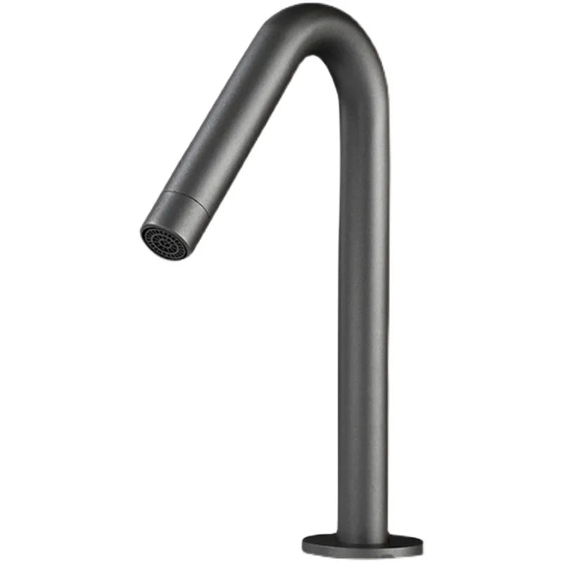 Afralia™ Smart Touch Gold Sensor Bathroom Faucet Mixer Crane - Free Touch Sink Tap