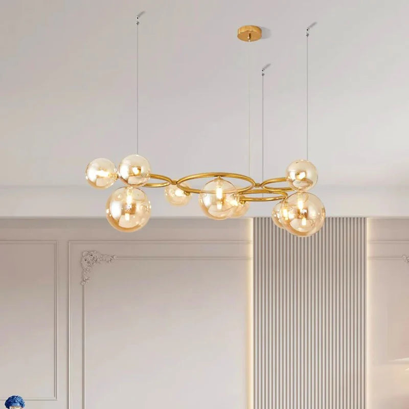 Afralia™ LED Pendant Chandelier for Stylish Indoor Room Decor