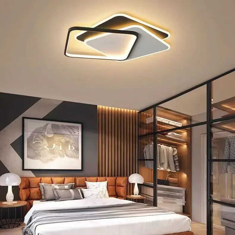 Afralia™ LED Chandelier: Modern Dimming Lights for Home Living Dining Kitchen Bedroom Hall Lighting