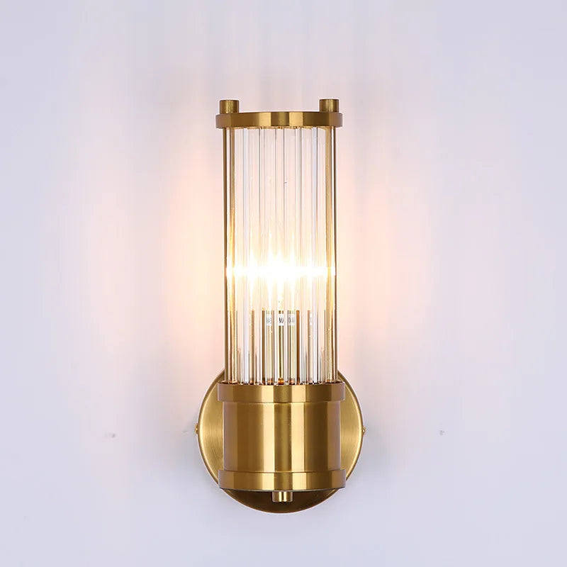 Afralia™ Glass Rod Wall Sconce Vanity Lights - Up/Down Wall Mounted Lamps