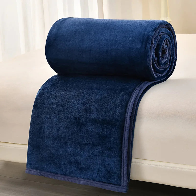 Afralia™ Cozy Flannel Blanket: Multi-Functional Sofa Cover for Adults