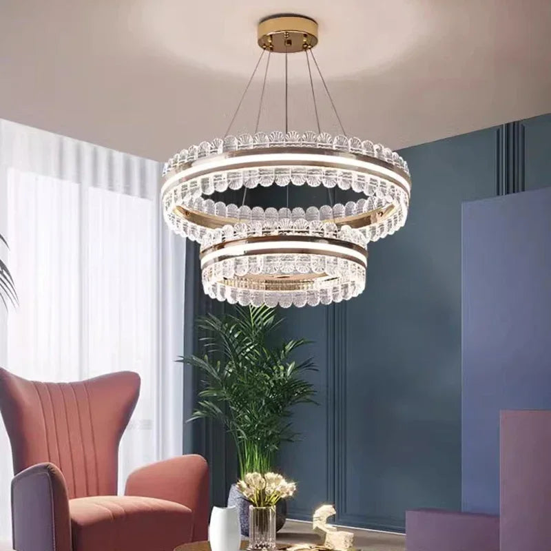 Afralia™ Modern LED Pendant Chandeliers for Living and Dining Room Lighting