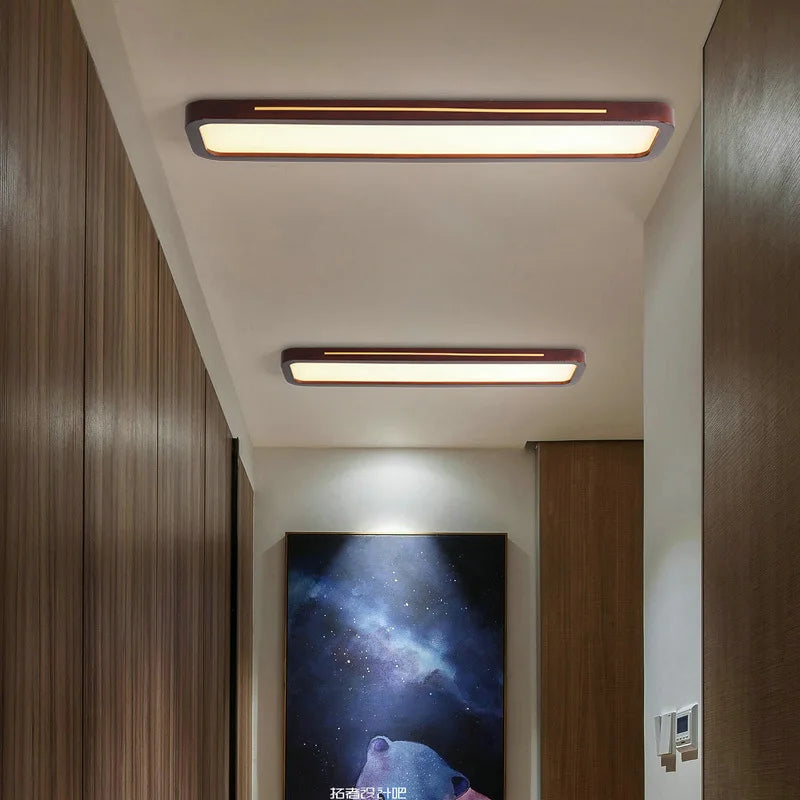 Afralia™ LED Ceiling Lights: Modern Nordic Kitchen Study Living Room Dimmable Remote Control