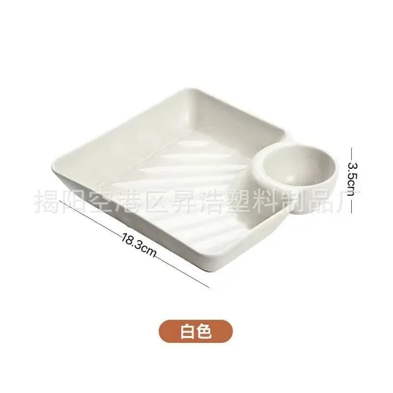 Afralia™ Kitchen Tableware Set for Serving Dumplings, Sushi, Desserts, and Fruits