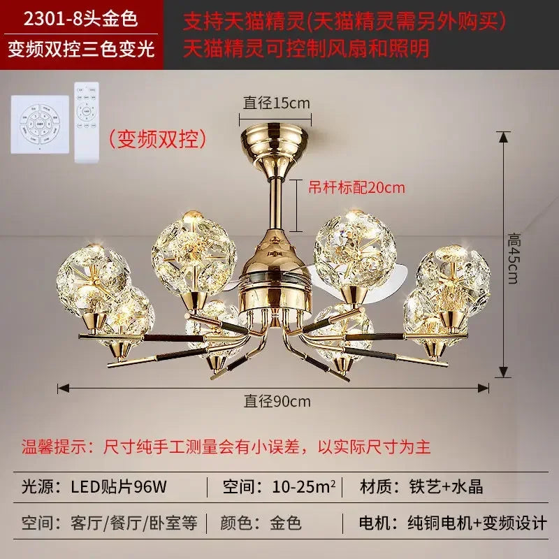 Afralia™ Crystal Luxury Chandelier Pendant Light for Dining & Living Room