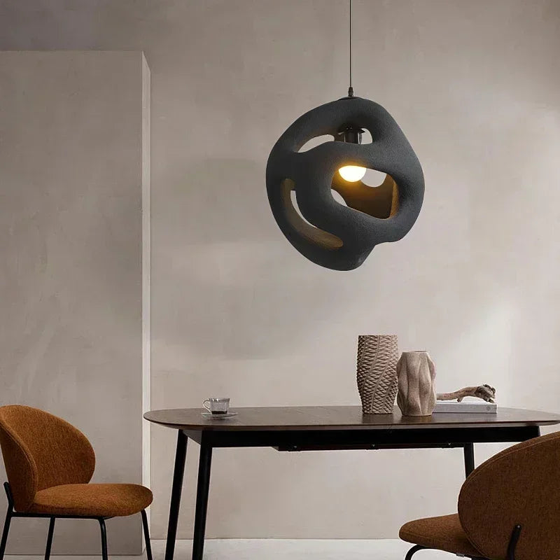Afralia™ Resin Pendant Lights: Nordic LED Chandeliers for Home Decor, Dining Room, Bedroom.