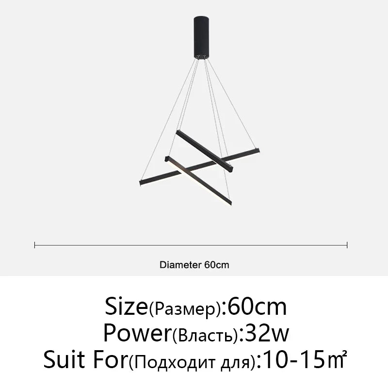 Afralia™ LED Chandelier: Modern Luster Lighting for Stair Hall Bedroom Room Duplex Building