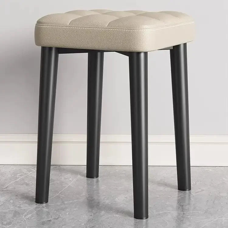 Afralia™ Low Square Stool Bench for Dining Kitchen Portable Table Furniture