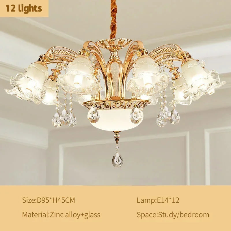 Afralia™ Crystal Ceiling Chandelier for Modern Luxury Living Room & Hotel Lobby