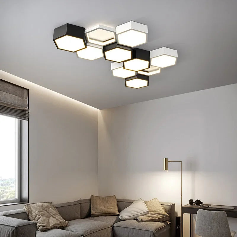 Afralia™ Smart LED Dimmable Chandelier Modern Ceiling Lamp Lighting