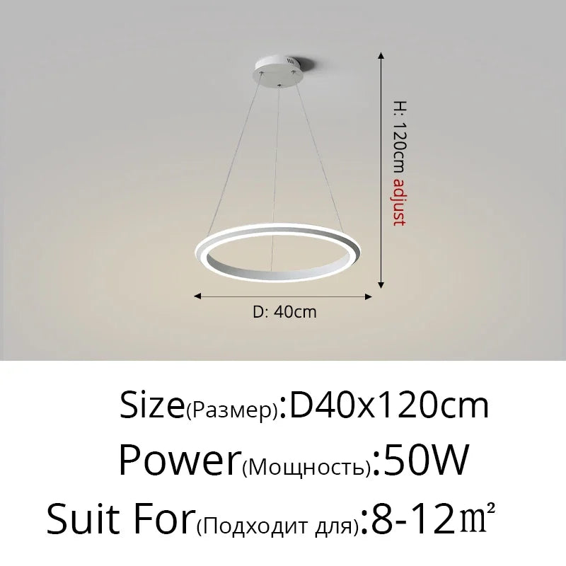 Afralia™ LED Pendant Lamp: Modern Minimalist Style for Bedroom, Kitchen & Foyer