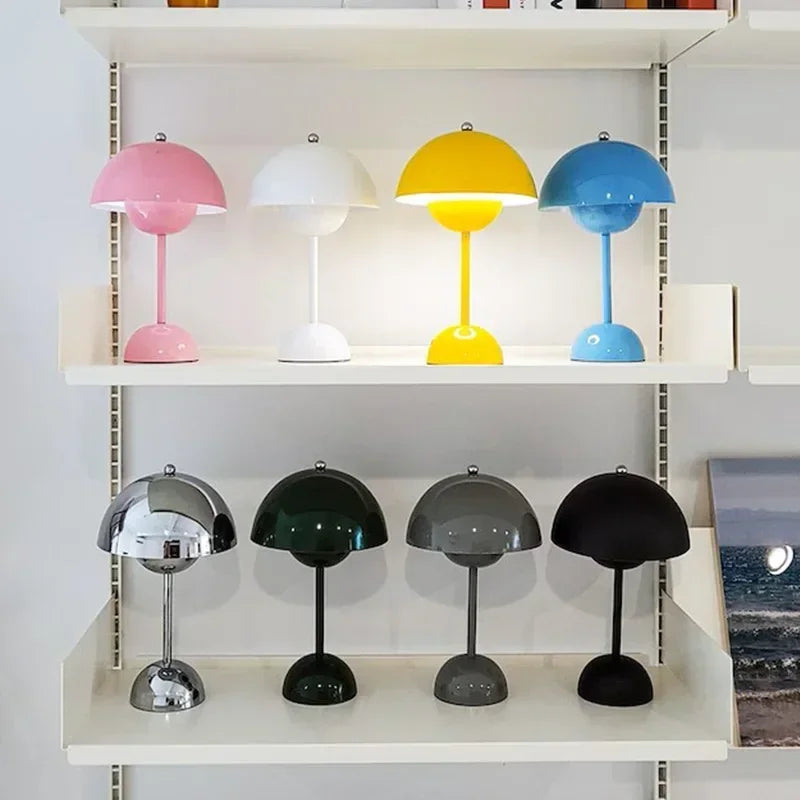 Afralia™ LED Decorative Table Lamp - 3 Color Charging Atmosphere Light